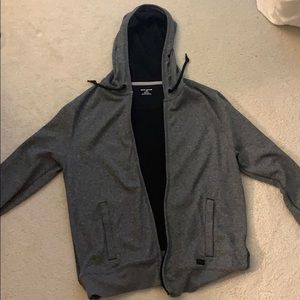 DKNY Gray Static Athletic Hoodie